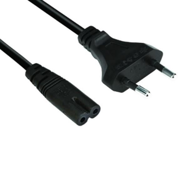 Захранващ кабел VCom Power Cord for Notebook 2C - CE023-1.8m