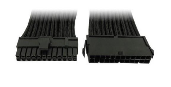 Захранващ кабел GELID 24pin, 30cm, BLACK, 18 AWG