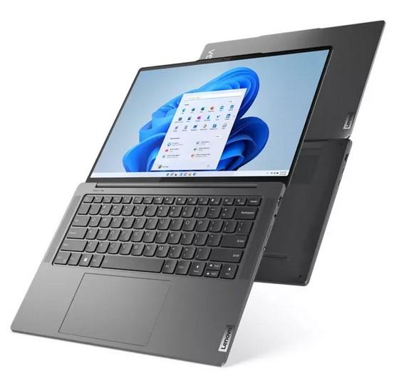 Лаптоп Lenovo Yoga Pro 7 14ARP8 (8-ядрен) AMD Ryzen 7 7735HS 3.2/4.75GHz, 14.5" (36.83cm) WQXGA Anti-Glare, 16GB LPDDR5, 1TB SSD NVMe, 1x USB4 40Gbps, Windows 11 Home