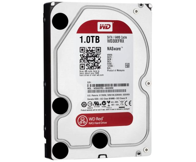 Твърд диск Western Digital RED 1TB 5400rpm  SATA3 64MB cache 3,5"