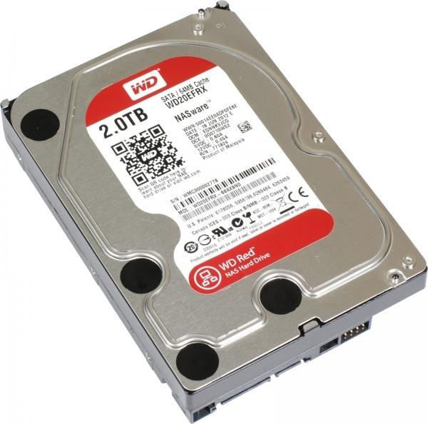 Твърд диск Western Digital RED 2TB 5400rpm  SATA3 64MB cache 3,5"
