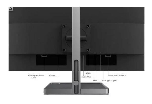Монитор Lenovo L27m-30, 27" (68.58 cm) IPS панел, 75Hz, Full HD, 4ms, 250cd/m2, HDMI, VGA, USB Type-C