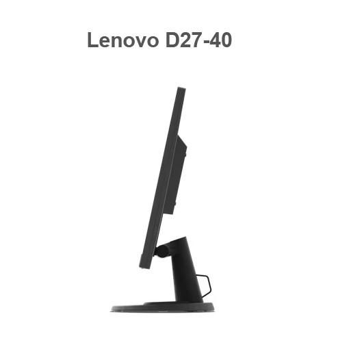 Монитор Lenovo D27-40, 27" (68.58cm), VA панел, 75Hz, Full HD, 19ms, 250cd/m2, HDMI, VGA
