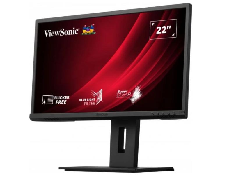 Монитор VIEWSONIC VG2440 22" (55.88 cm) VA панел, 1920x1080 16:9, 60Hz, 5.0ms, 250 cd/m², HDMI, DP, VGA, 2xUSB