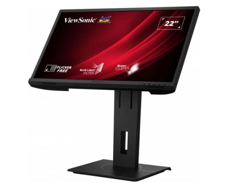 Монитор VIEWSONIC VG2440 22" (55.88 cm) VA панел, 1920x1080 16:9, 60Hz, 5.0ms, 250 cd/m², HDMI, DP, VGA, 2xUSB