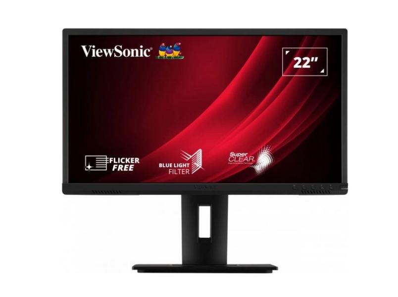 Монитор VIEWSONIC VG2440 22" (55.88 cm) VA панел, 1920x1080 16:9, 60Hz, 5.0ms, 250 cd/m², HDMI, DP, VGA, 2xUSB