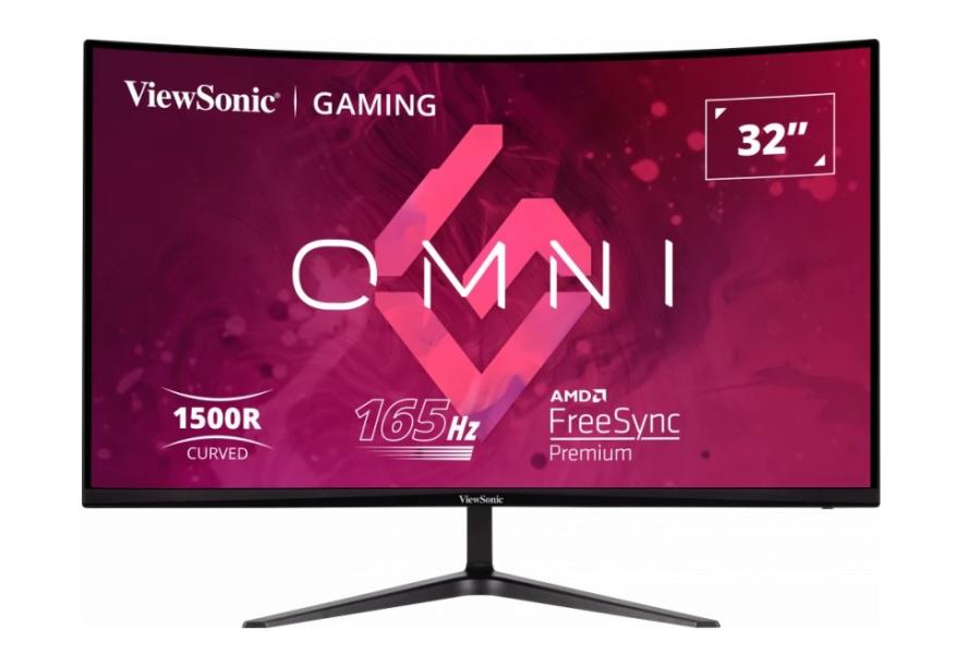 Монитор VIEWSONIC VX3218-PC-MHD 31.5" (80.01 cm) FHD VA Curve, 165Hz, 1ms (MPRT), 2xHDMI, DP