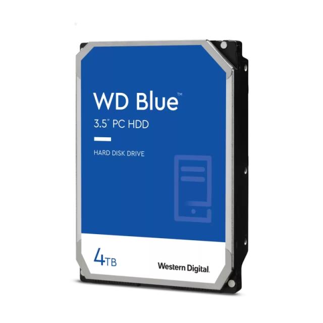 Твърд диск Western Digital Blue 4TB 6GB/S 5400rpm, SATA3 256MB Cache 3.5"