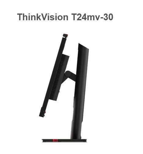 Монитор Lenovo ThinkVision  T24mv-30 23" (58.42 cm) IPS 1920x1080 16:9, 4 ms, 75Hz, HDMI, DP, USB TopSeller