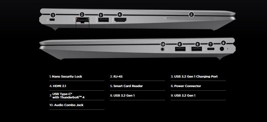 Лаптоп HP ZBook Power 15 G10 Intel Core i7-13700H, 15.6'' (39.62 cm)  IPS FHD, 32GB DDR5, 1TB SSD, NVIDIA RTX 3000 8GB, Windows 11 Pro