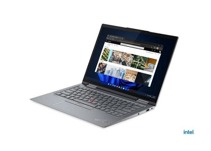 Лаптоп Lenovo ThinkPad X1 Yoga Gen 7 (12-ядрен) Intel Core i7-1260P (2.1/4.7GHz, 18M) 14.0" (35.56 cm) OLED WQUXGA AG, Touchscreen, 32GB DDR5, 1TB SSD M.2, Intel Iris Xe, Wi-Fi 6E + BT FPR, Windows 11 Pro