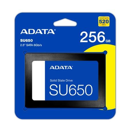 Твърд диск Adata 256GB , SU650 , 2.5" SATA - Solid State Drive