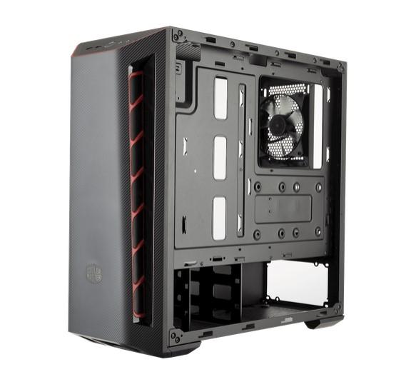 Кутия Cooler Master Masterbox MB510L Red Trim, ATX/microATX/miniITX, USB 3.0, черна/червена