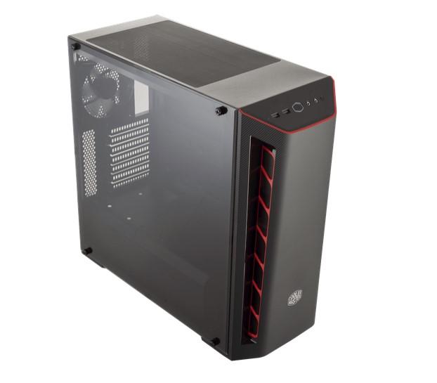 Кутия Cooler Master Masterbox MB510L Red Trim, ATX/microATX/miniITX, USB 3.0, черна/червена