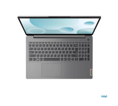Лаптоп Lenovo IdeaPad 3 15IAU7, 15.6'' (39.62 cm), Full HD, (6-ядрен) Intel Core i3-1215U (0.9/4.4GHz, 10M), Intel UHD Graphics, 8GB DDR4, SSD PCIe 512GB SSD, Free DOS