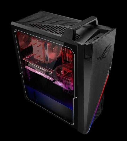 Настолен компютър ASUS ROG STRIX G15CF-WB7820,  (12-ядрен)Intel Core i7-12700KF 3.6 GHz (25M Cache, up to 5.0 GHz), 16GB DDR4, SSD 512+1TB HDD, NVIDIA GeForce RTX 3080 10GB, Free DOSS