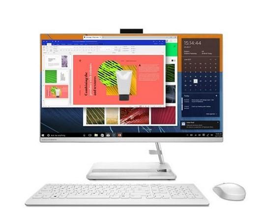 Компютър All in One Lenovo IdeaCentre AIO 3 27ALC6 (8-ядрен) AMD Ryzen 7 7730U 2.0/4.5GHz, 16GB DDR4, 512GB SSD NVMe , Free DOS