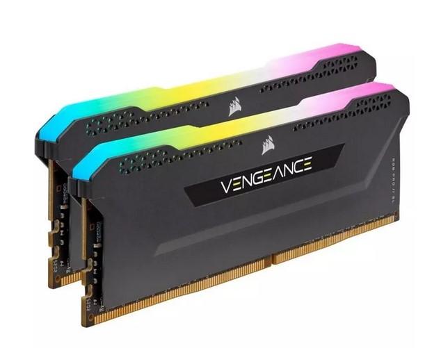 Памет Corsair Vengeance RGB PRO SL XMP 2.0 Black, 32GB (2x16GB) DDR4 3200MHz, 1.35V