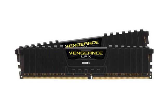 Памет Corsair Vengeance LPX XMP 2.0 Black, 16GB (2x8GB) DDR4 3200MHz, CL16, 1.35V