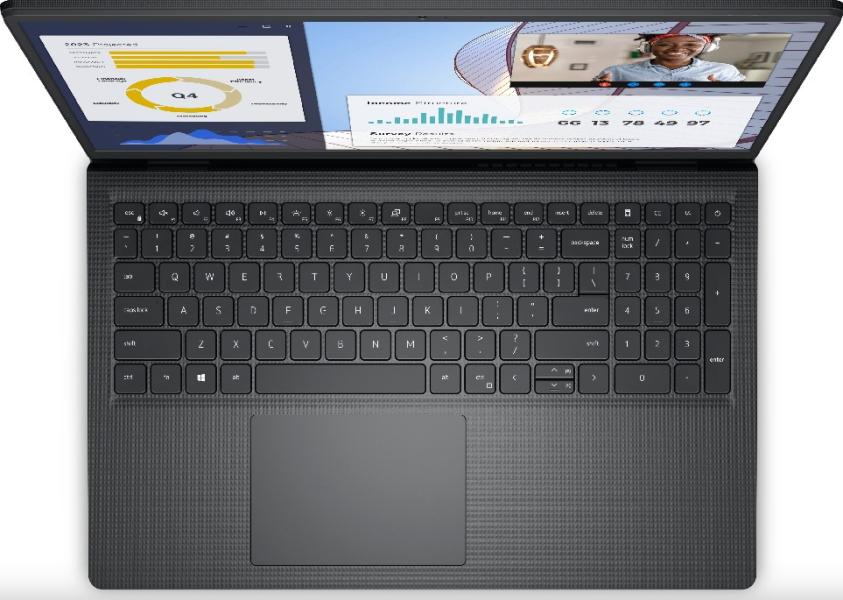 Лаптоп Dell Vostro 3535, AMD Ryzen 5 7530U (6C, 12 threads), 15.6" FHD (1920 x 1080) 120 Hz AG, 8GB (1x8GB) DDR4 3200MHz, 512GB PCIe NVMe SSD, AMD Radeon Graphics, WiFi + BT, KBD, FPR, Linux