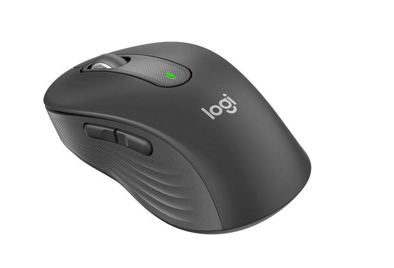 Мишка Logitech Signature M650 L, оптична (4000 dpi), Bluetooth/Wireless, Graphite