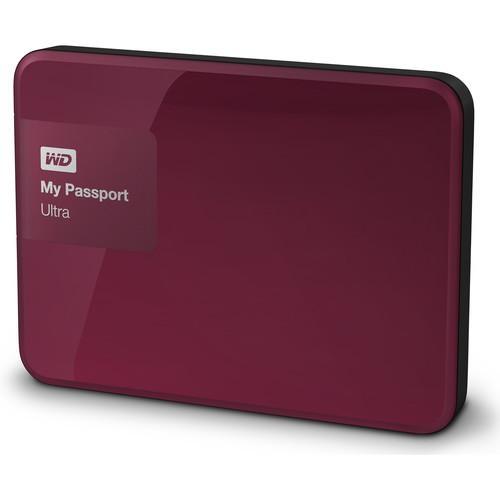 Твърд диск Western Digital My Passport Ultra 2,5" 1TB USB 3.0, Berry