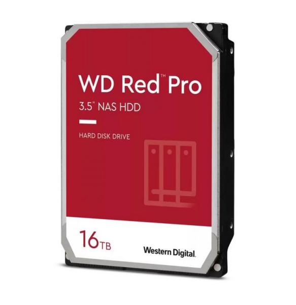 Твърд диск Western Digital RED Pro 16TB 6Gb/s SATA 512MB Cache Internal 3.5" (8.89 cm)