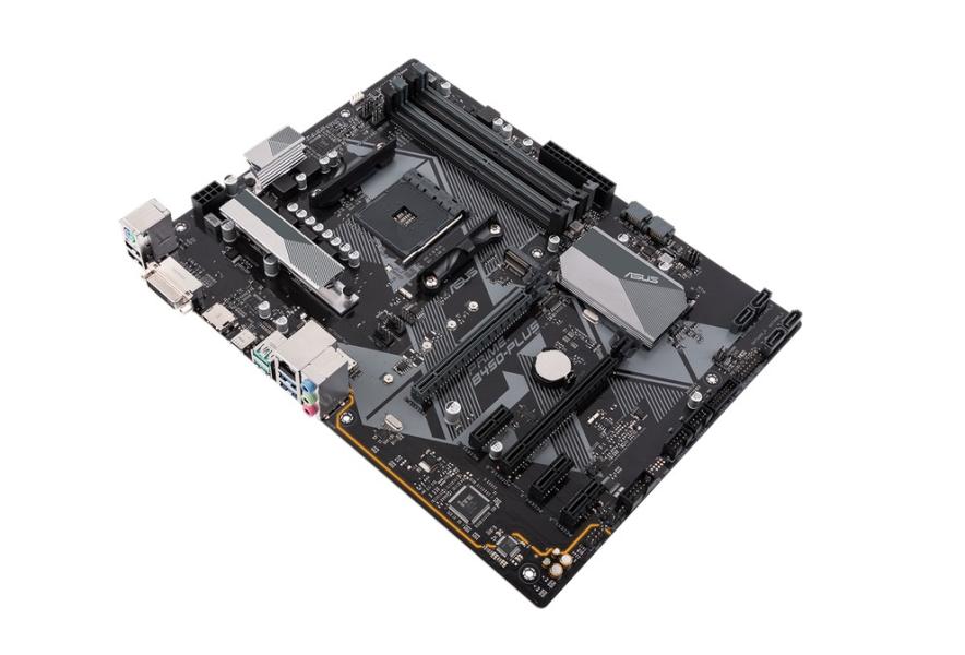 Дънна платка Asus PRIME B450-PLUS, B450, AM4, DDR4, 6x SATA 6Gb/s, 1x M.2 slots, DVI-D, HDMI,2 x USB 3.1 Gen 2, 1 x USB 3.1 Gen 1 Type-C, ATX