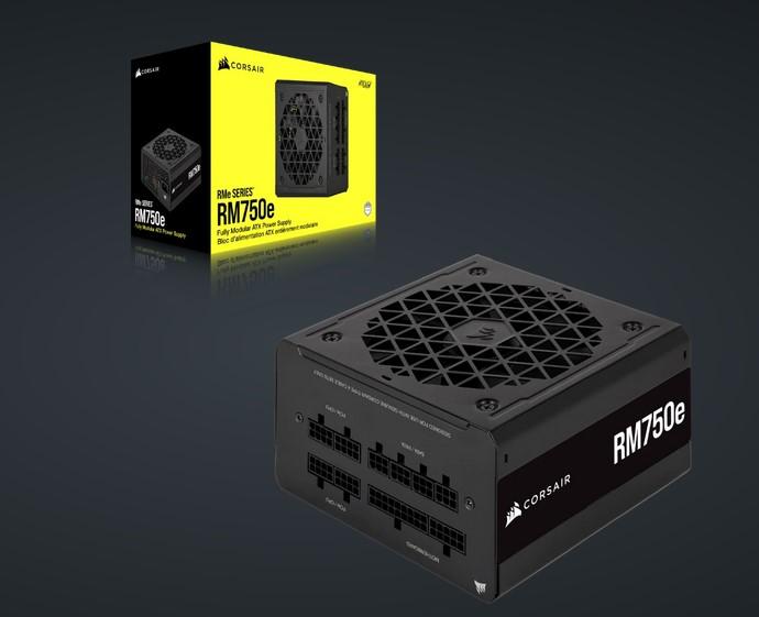 Захранване Corsair PS 750W, RM750e Fully Modular Low noise, 80+ Gold, 120mm fan