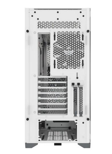 Кутия Corsair 5000D AIRFLOW, 1x USB 3.1/2x USB 3.0, ATX, бяла