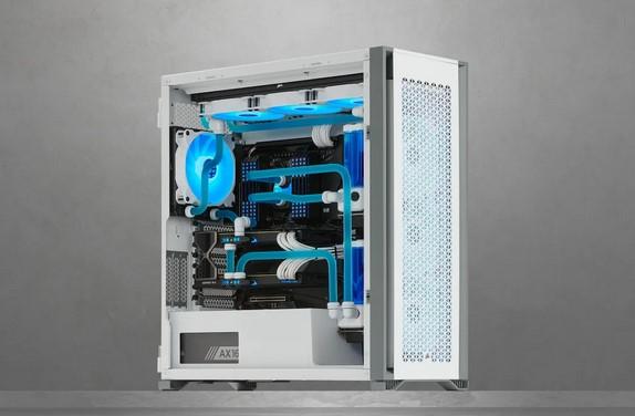 Кутия Corsair 7000D Airflow, 4x USB 3.0, ATX/mATX/Mini-ITX, бяла