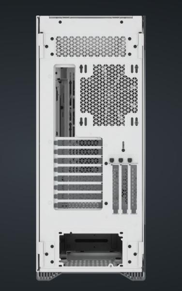 Кутия Corsair 7000D Airflow, 4x USB 3.0, ATX/mATX/Mini-ITX, бяла
