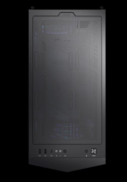 Кутия MSI MPG GUNGNIR 300R AIRFLOW,  Mid-Tower, 2x USB 3.2 Gen 1 Type-A, 1x USB 3.2 Gen 2x2 Type-C, 1x Audio/1x Mic, E-ATX/ATX/M-ATX/ITX, черна