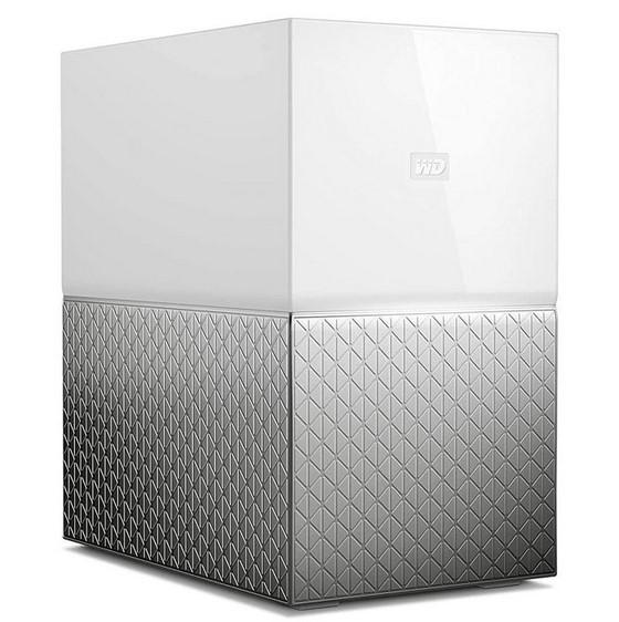 Мрежов сторидж WD My Cloud Home Duo 12TB (2 x6TB) NAS 2xHDD, QuadCore processor 1.4GHz, 1GB DDR3L RAM, LAN10/100/1000 Mbit/s, USB 3.0
