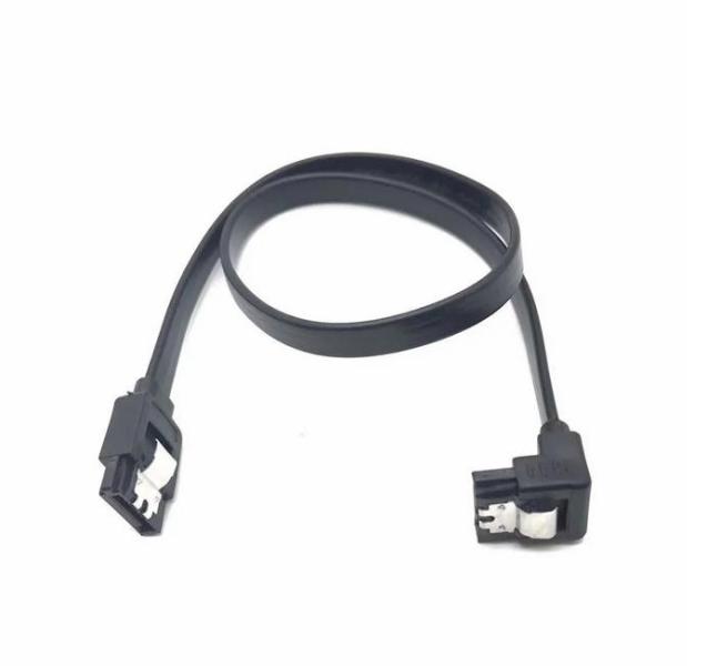 Интерфейсен кабел SATA III(6 Gb/s), Конектор 90°, 0.4m