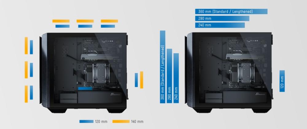 Кутия Seasonic SYNCRO Q704, 1x USB Type-C, 2x USB 3.0, E-ATX/ATX/Micro ATX/Mini-ITX, 650W SYNCRO-DGC-650 захранване