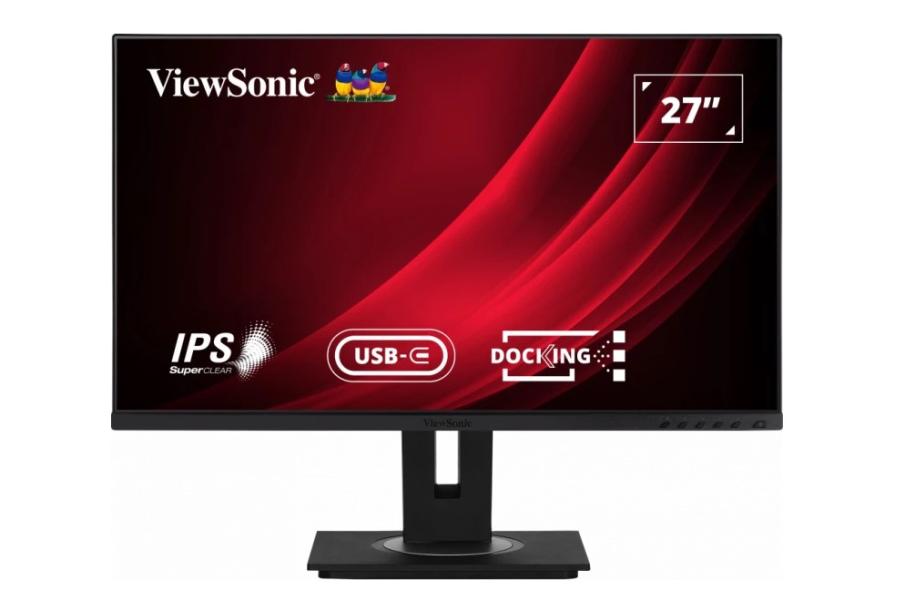 Монитор ViewSonic VG2756-2K, 27" (68.58 cm) IPS панел, QHD 2560x1440, 5 ms, 80 000 000:1, 350 cd/m2, DisplayPort, HDMI, USB-C, USB Hub, LAN (RJ-45)