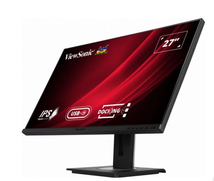 Монитор ViewSonic VG2756-2K, 27" (68.58 cm) IPS панел, QHD 2560x1440, 5 ms, 80 000 000:1, 350 cd/m2, DisplayPort, HDMI, USB-C, USB Hub, LAN (RJ-45)