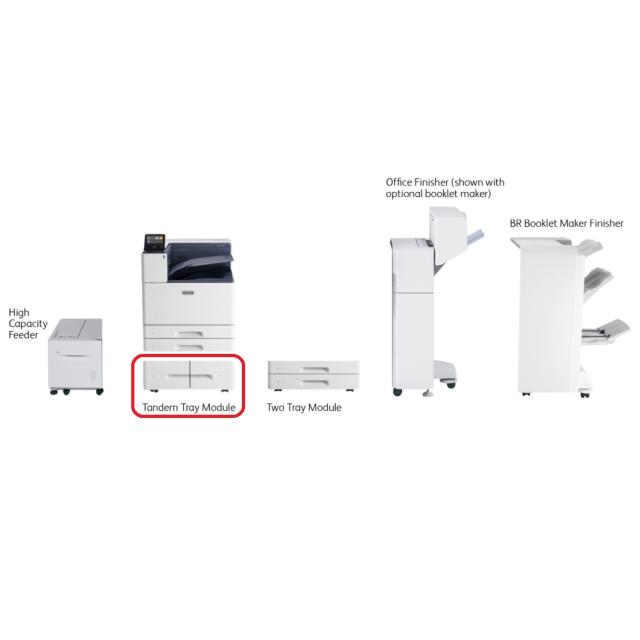 Аксесоар Xerox Tandem Tray Module (optional) - 2000 sheets. Two A4 / Letter Trays