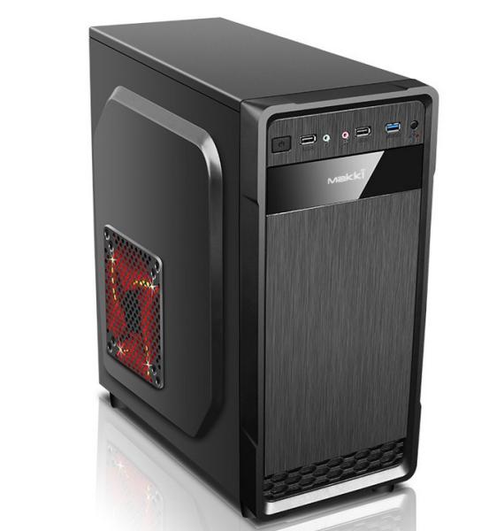 Настолен компютър PC Office, (4-ядрен) AMD Ryzen 3 3200G, (3.6/4.0GHz, 4MB L3 Cache, 1250 MHz графична честота, AM4), 8GB DDR4, 256GB SSD M.2 NVMe, Case ATX, PSU 500W, Free DOS