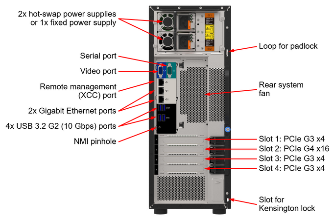 Сървър LENOVO ThinkSystem ST250 V2, Xeon E-2356G 6C 3.2GHz 12MB, 16GB UDIMM, 8x2.5in SW RAID, 550W Titanium XCC Ent