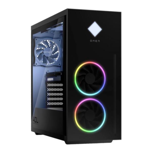 Настолен компютър HP OMEN Intel Core i7-13700F 2.1/5.2GHz, 16GB DDR5, 1TB SSD (NVMe), Nvidia Geforce RTX 4070 12GB, Free DOS, Shadow Black Glass