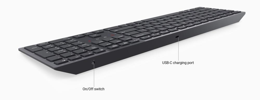 Клавиатура Dell Premier Collaboration KB900, Bluetooth/Wireless/USB-C - (QWERTY)