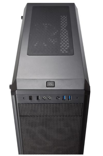 Кутия COUGAR MX330-G Mid-Tower, USB3.0x2/USB2.0 x2/Micx1/Audio x1, Mini-ITX/Micro-ATX/ATX