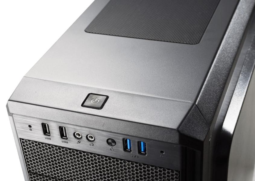 Кутия COUGAR MX330-G Mid-Tower, USB3.0x2/USB2.0 x2/Micx1/Audio x1, Mini-ITX/Micro-ATX/ATX