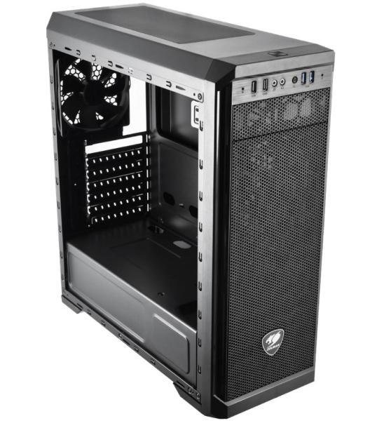 Кутия COUGAR MX330-G Mid-Tower, USB3.0x2/USB2.0 x2/Micx1/Audio x1, Mini-ITX/Micro-ATX/ATX