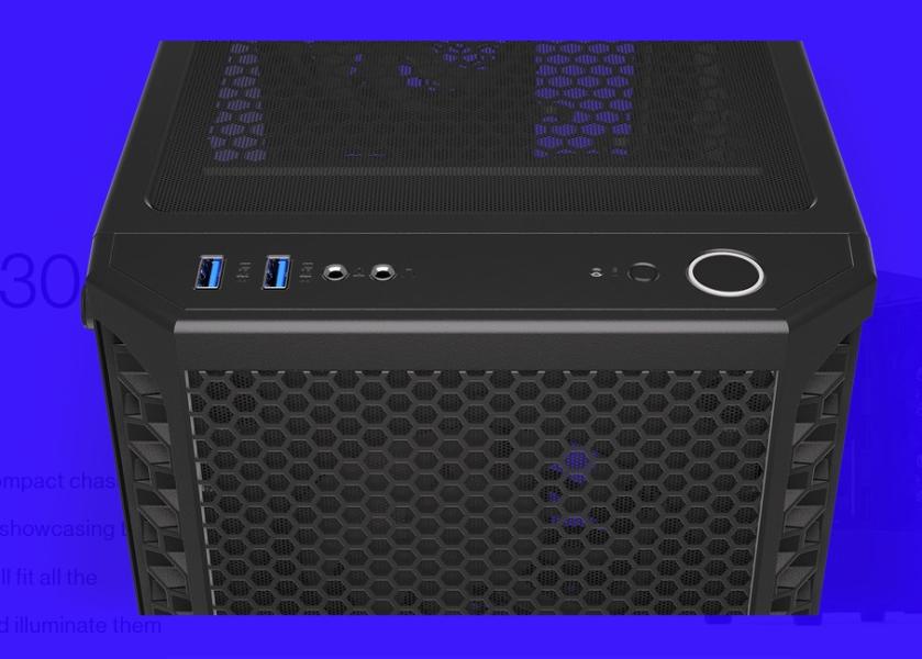 Кутия Endorfy Signum 300 ARGB, Mid-Tower, 2x USB-A (3.1 GEN 1), 1x Audio/1x Mic, ATX/mATX/mITX