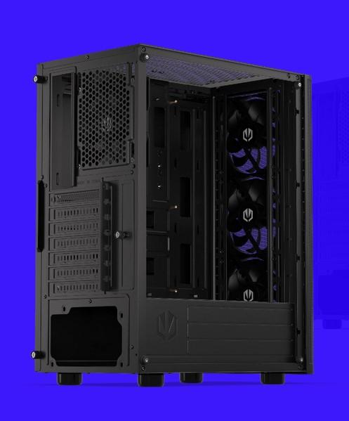 Кутия Endorfy Ventum 200 Air, Mid-Tower, 2x USB-A (3.1 GEN 1), 1x Audio/1x Mic, ATX/mATX/mITX