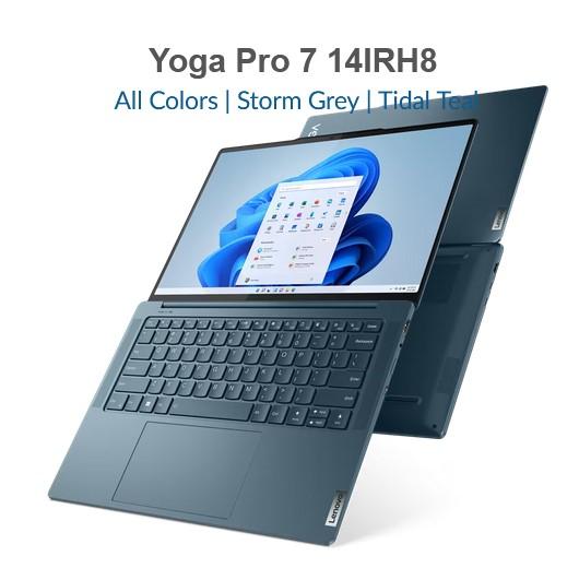 Лаптоп Lenovo Yoga Pro 7 14IRH8, Intel Core i5-13500H 1.9/4.7GHz, 14.5" (36.83cm) 2.5K Anti-Glare дисплей, 32GB LPDDR5, 512GB SSD NVMe, 1x Thunderbolt 4, Free DOS