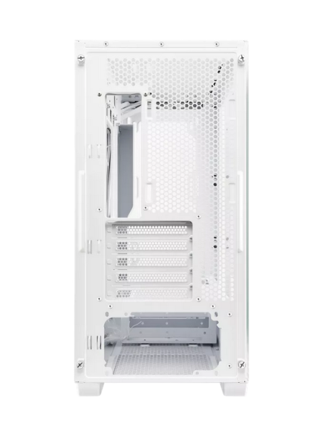 Кутия ASUS A21 WHITE, Tempered Glass, 1 x Headphone 1 x Microphone 2 x USB 3.2, mATX, Бяла